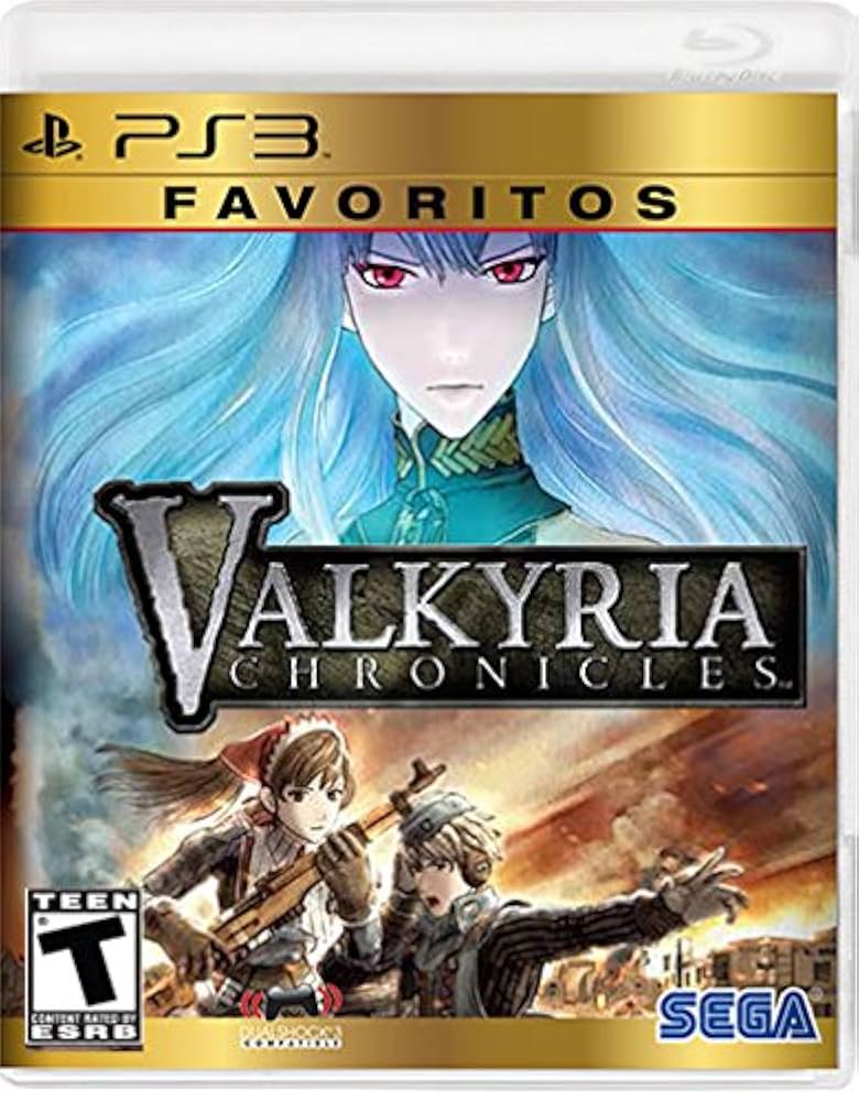 B. PS3 FAVORITOS  
VALKYRIA CHRONICLES  
TEEN T  
CONTENT RATED BY ESRB  
SEGA