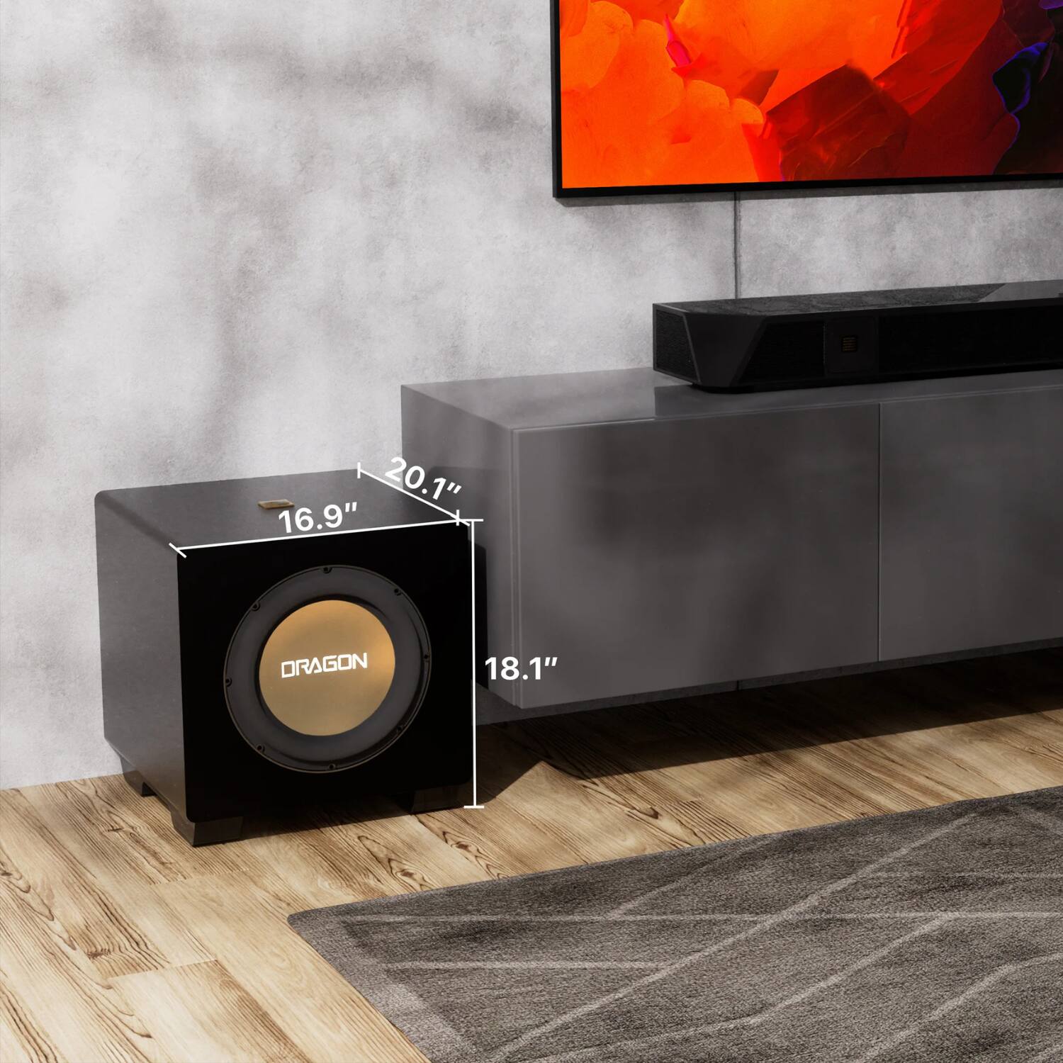 16.9"  
20.1"  
18.1"  
DRAGON