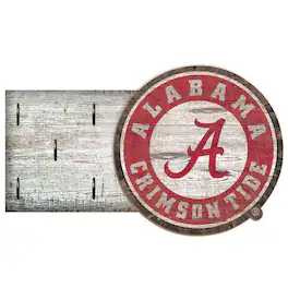 Fan Creations - Alabama Crimson Tide 6" x 12" Mounted Key Holder - Multicolor