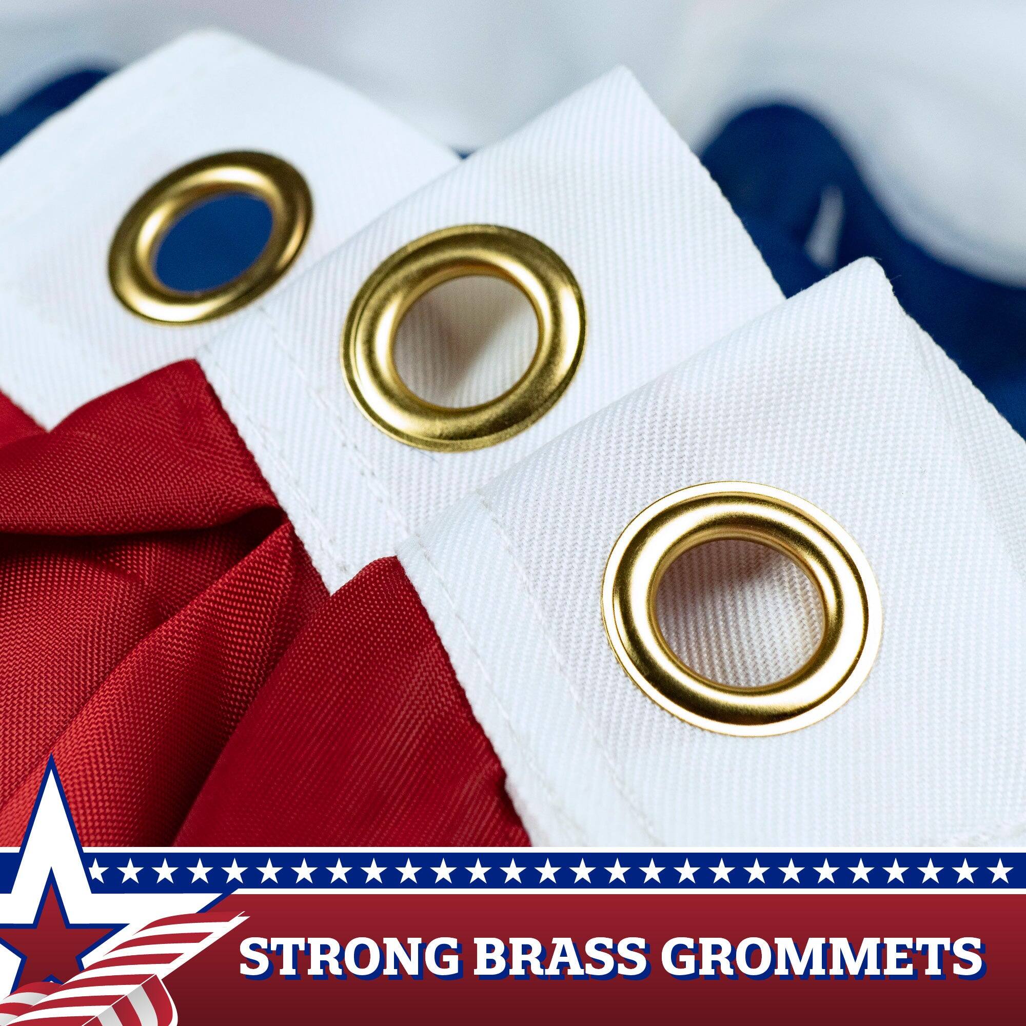 STRONG BRASS GROMMETS