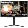 LG UltraGear™
27"
QHD IPS Display
180Hz (200Hz 0/C)
1ms GtG
NVIDIA G-SYNC Compatible
AMD FreeSync
Tilt/Height/Pivot Stand
UltraGear