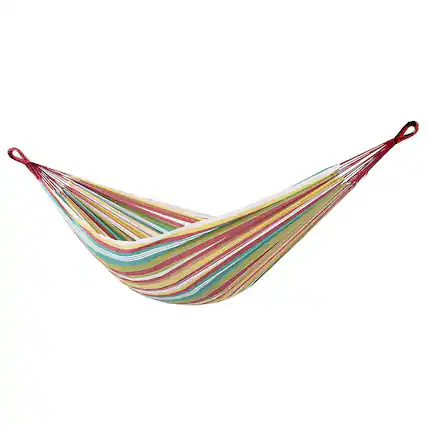 Front. Vivere - Vivere Brazilian Style Fringe 2-Person Hammock - Salsa.