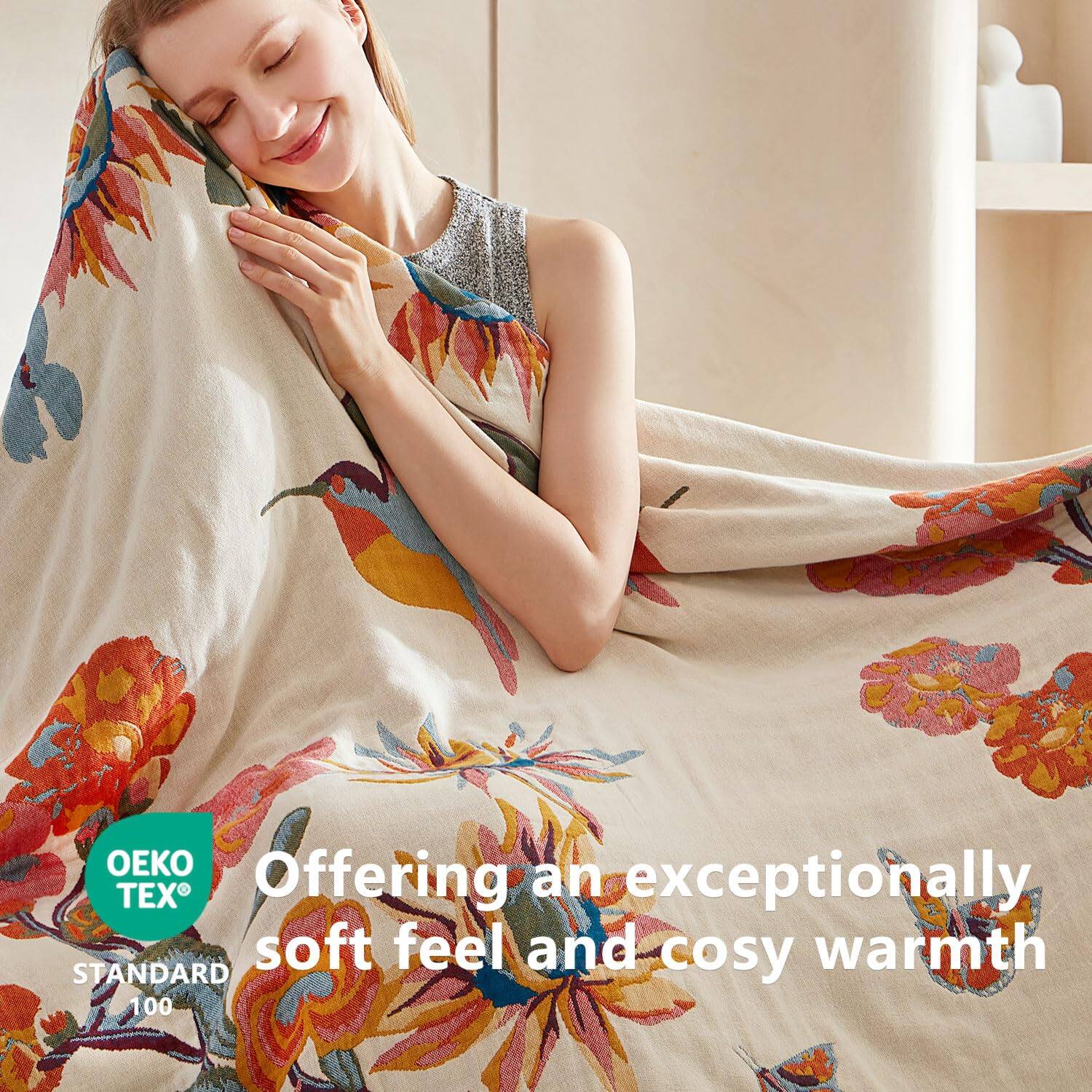 OEKO TEX  
STANDARD 100  

Offering an exceptionally soft feel and cosy warmth