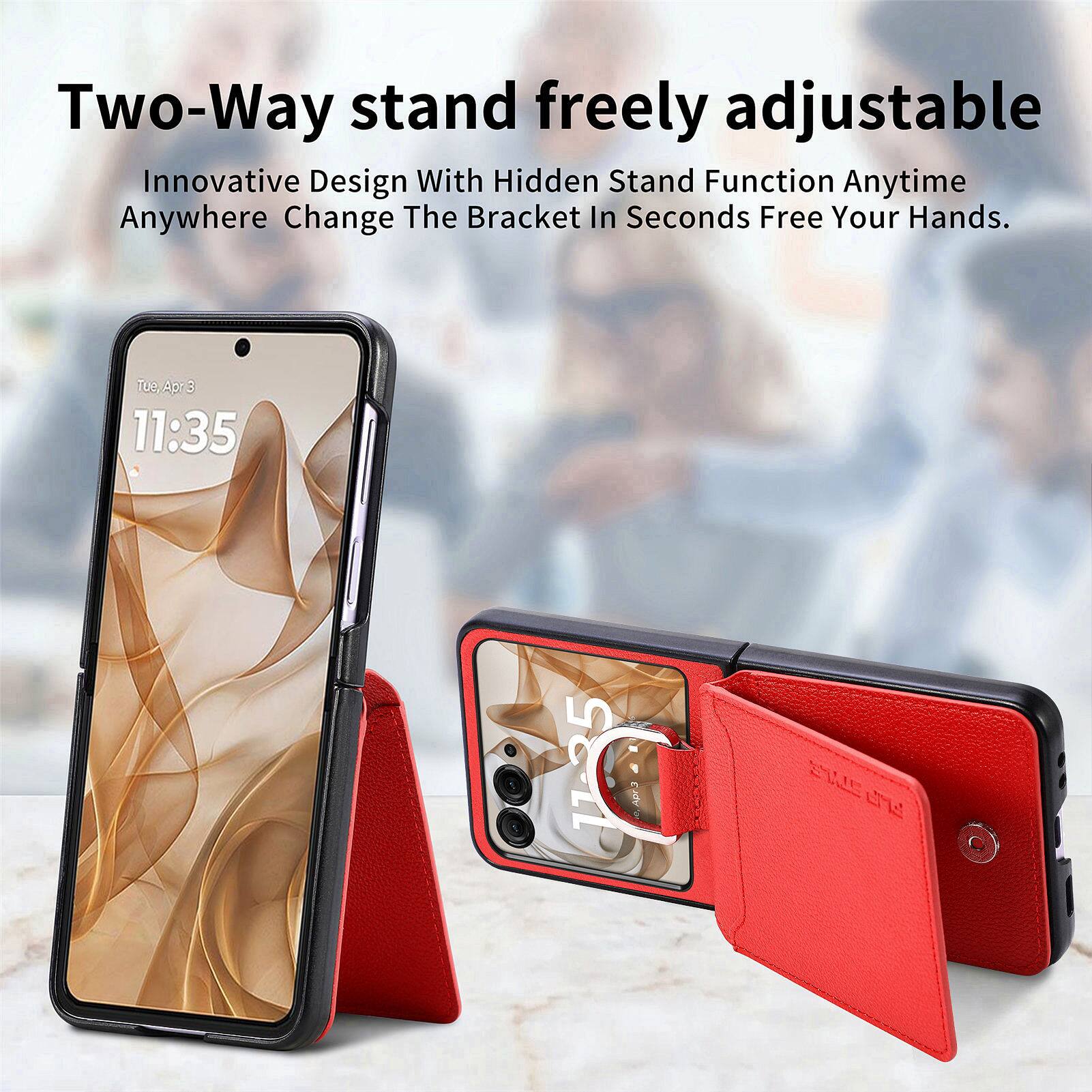 Two-Way stand freely adjustable  
Innovative Design With Hidden Stand Function Anytime Anywhere Change The Bracket In Seconds Free Your Hands.  

Tue, Apr 3  
11:35