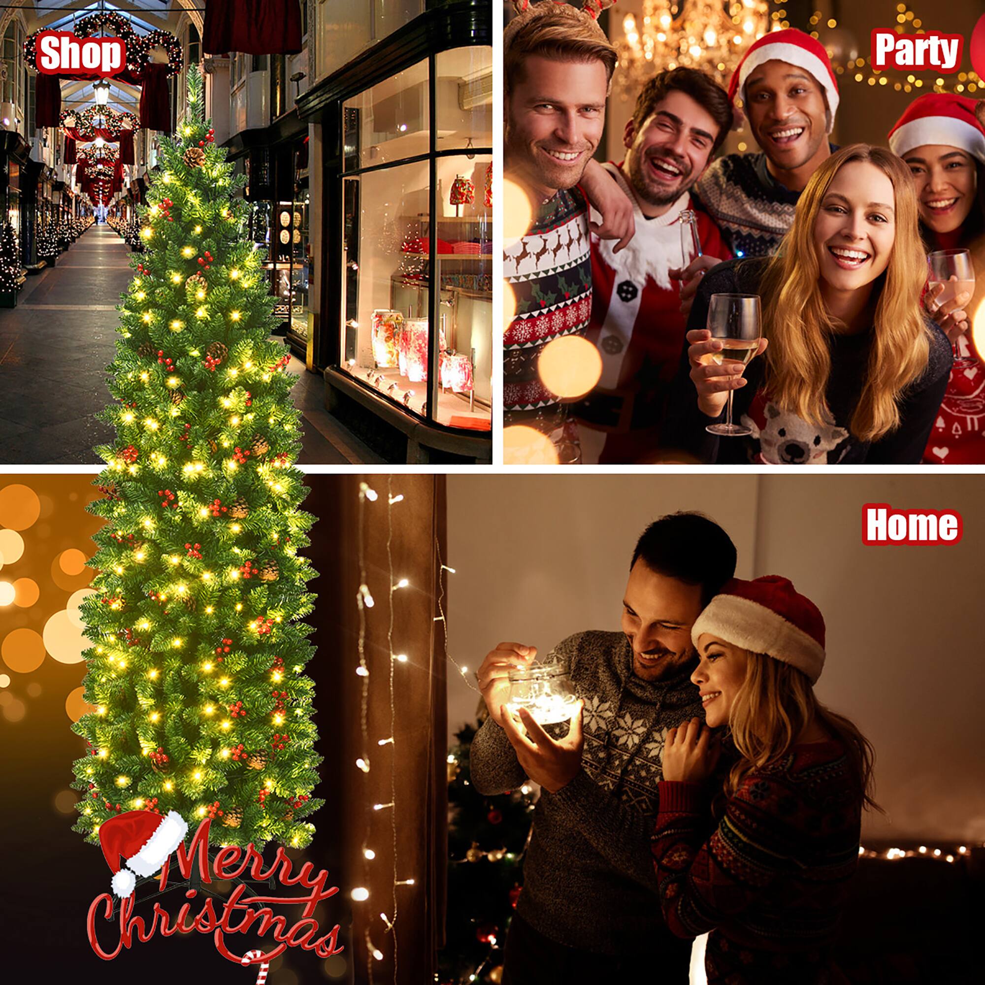 Shop  
Party  
Home  
Merry Christmas