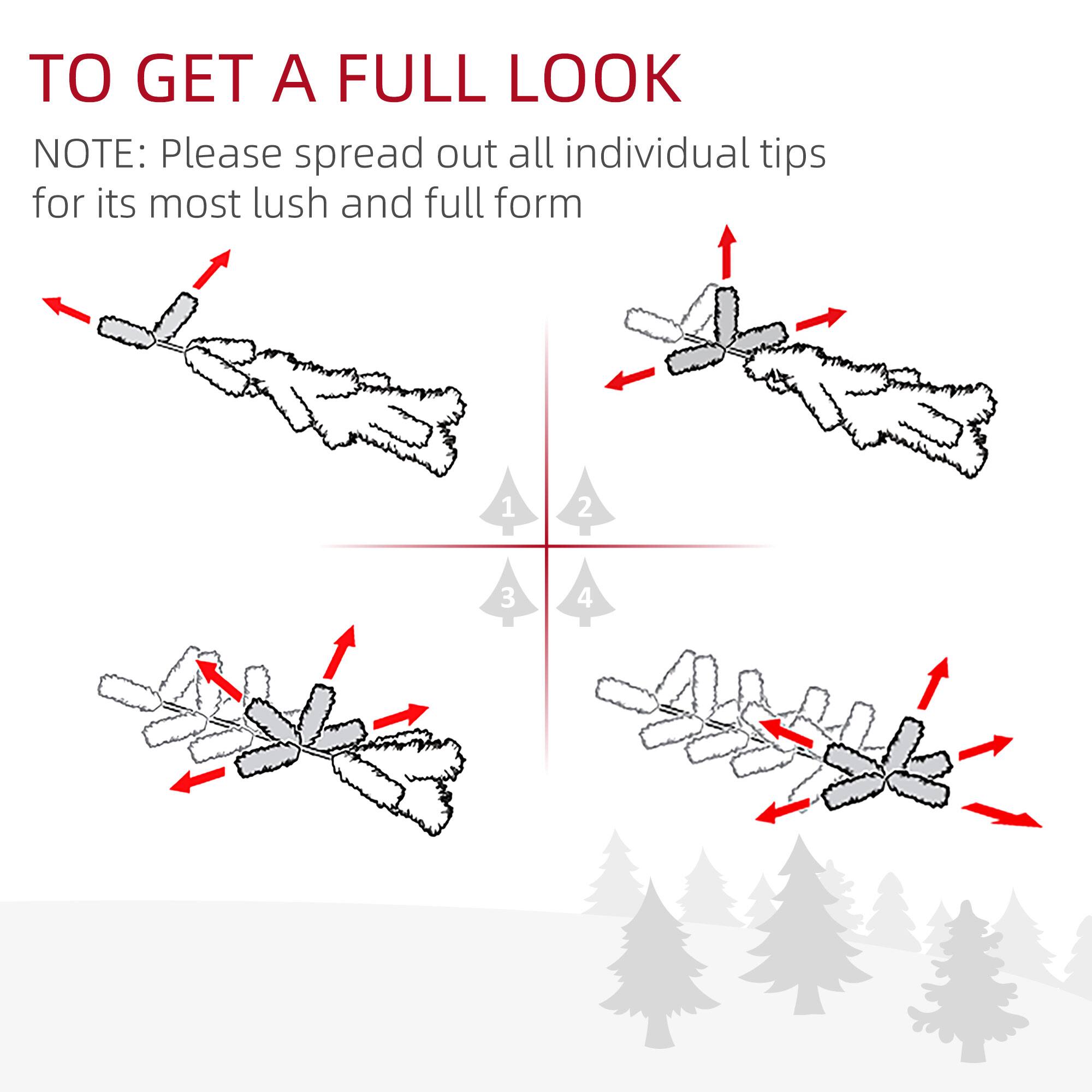 To get a full look, note: Please spread out all individual tips for its most lush and full form.

1. Spread the tips outward.
2. Spread the tips outward.
3. Spread the tips outward.
4. Spread the tips outward.