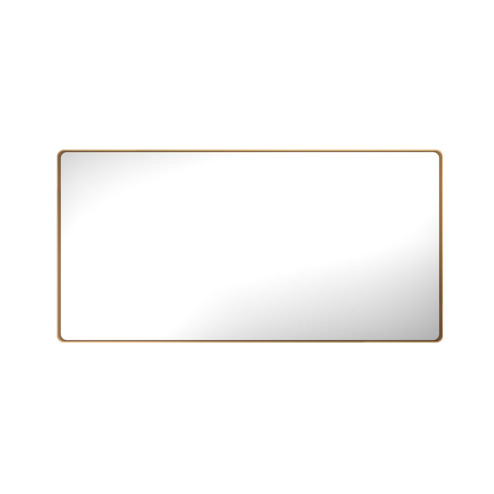 Boyel Living - 36-Inch x 72-Inch Rectangular Aluminum-Framed Bathroom Wall Mirror - Bronze price history on PriceWatchPro