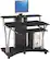 Front Standard. Office Star Furniture - Saturn Computer Desk with Pull-Out Keyboard Tray - Black.