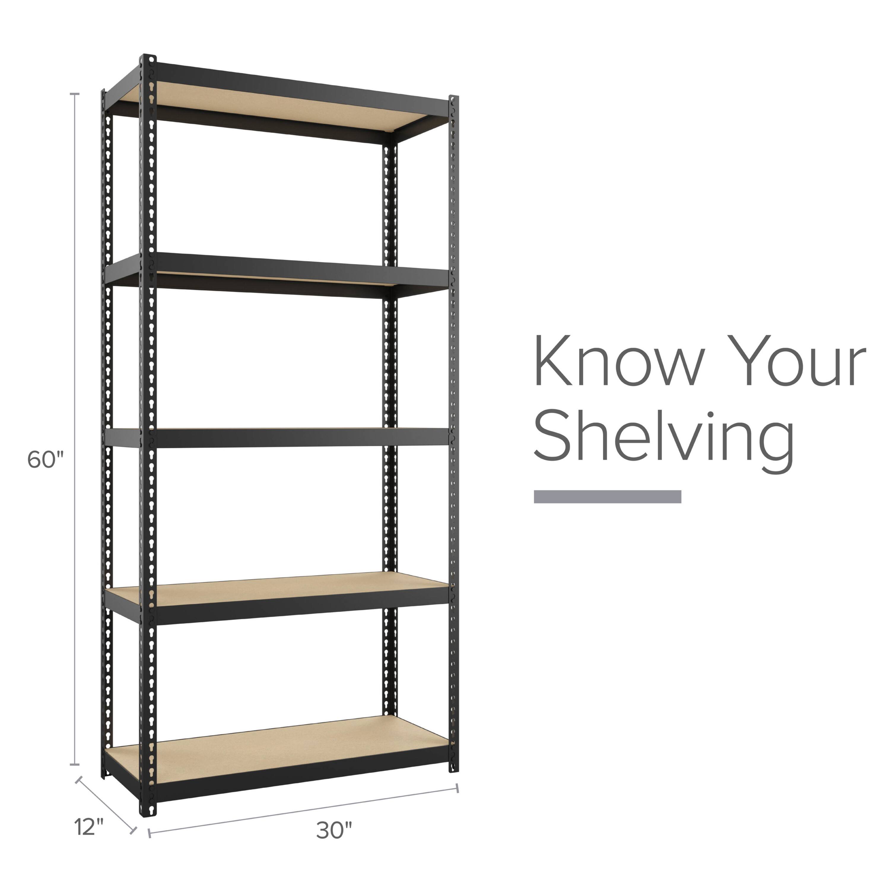 Know Your Shelving
60"
12"
30"