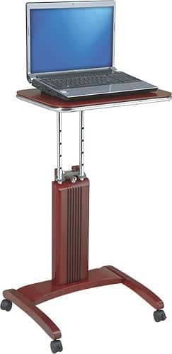 Front Standard. Pro-Line II - Adjustable Laptop Stand - Cherry / Chrome.