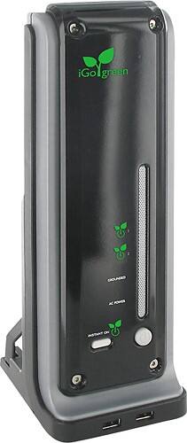 Angle Standard. iGo - Power Smart 8-Outlet Surge Protector.