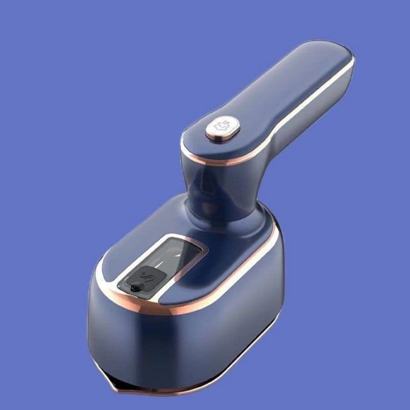 Forest'nSky - Mini Handheld Steam Iron, Wet & Dry Double Hot Steam, Portable Garment Steamer for Home & Travel - Blue