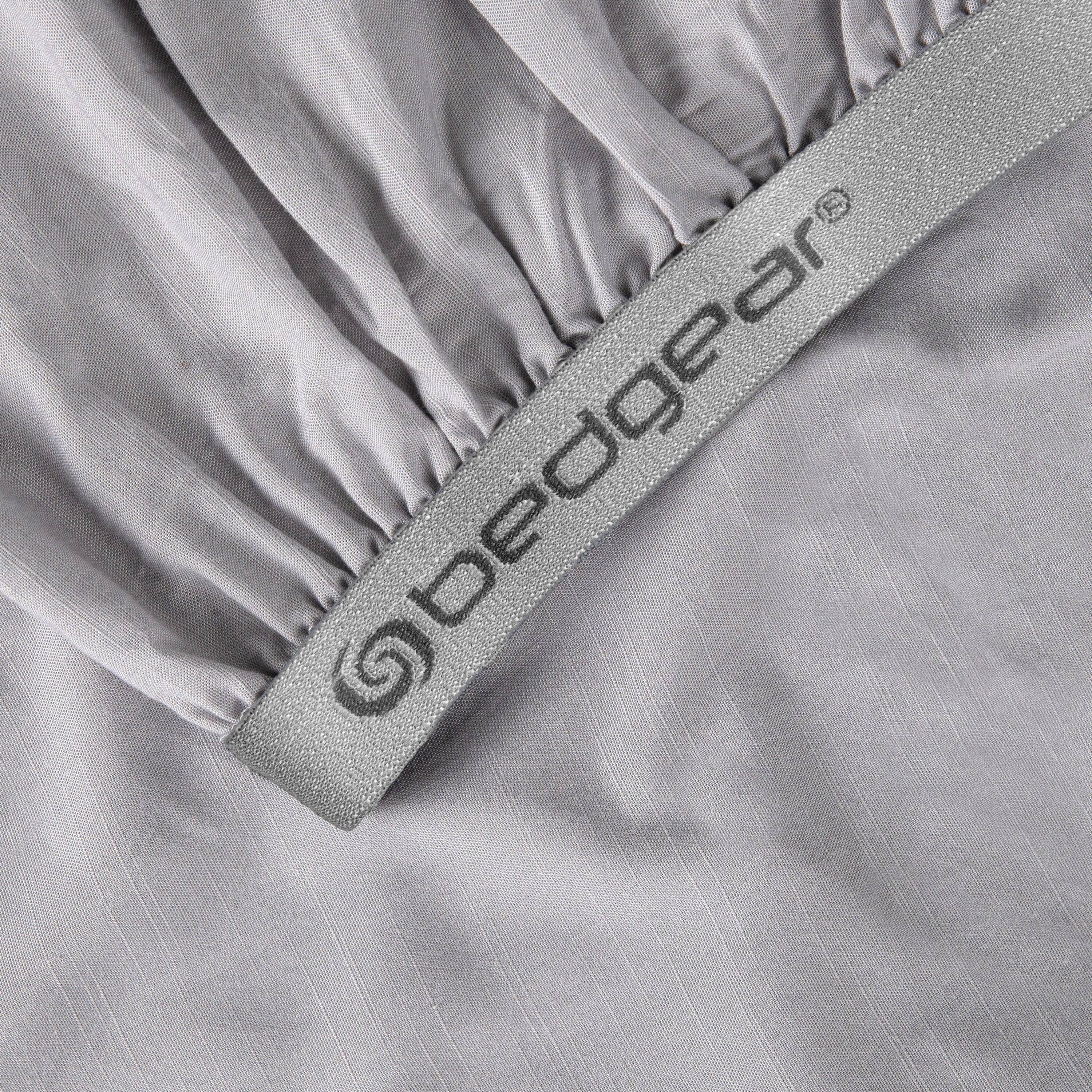 Alt View 4. Bedgear - Hyper-Linen Performance® Crib Sheet - Blue, Crib/toddler - blue.