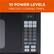10 POWER LEVELS PRECISE COOKING TIMES
3:45
POTATO
POPCORN
PIZZA
55S
FROZEN
BEVERAGE
FOOD
55
REHEAT
1 2 3 4 5 6 7 8 9
CLOCK
RESET
POWER
TIMER
COOK
DEFROST BY WEIGHT
COOK BY WEIGHT
SPEED
DEFROST
START
STOP