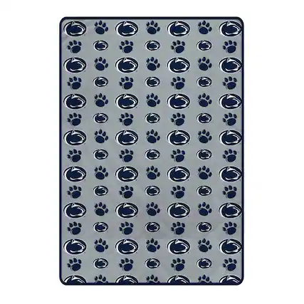 Front. Pegasus - Penn State Nittany Lions 66" x 95" Oversized Logo Roll Ultra Cozy Blanket - Multicolor.