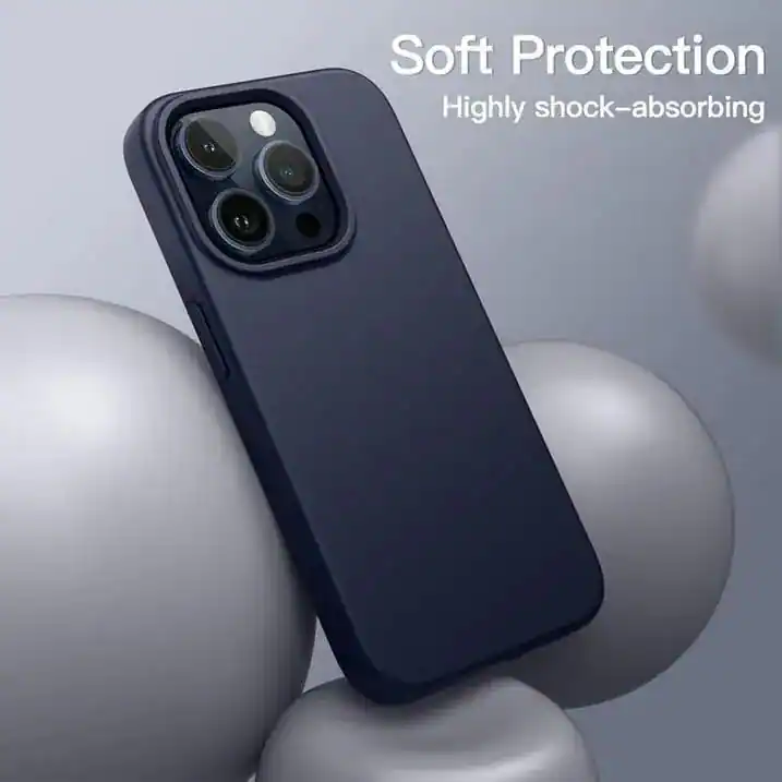 Torras Camera Lens Protector Bundle Entronix for iPhone 16 Plus Silicone Case, 2 Screen Protectors ...