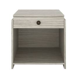 Boyd Sleep - Sydney One Drawer Low Profile Nightstand- Bedroom End Table - Barnwood Grey