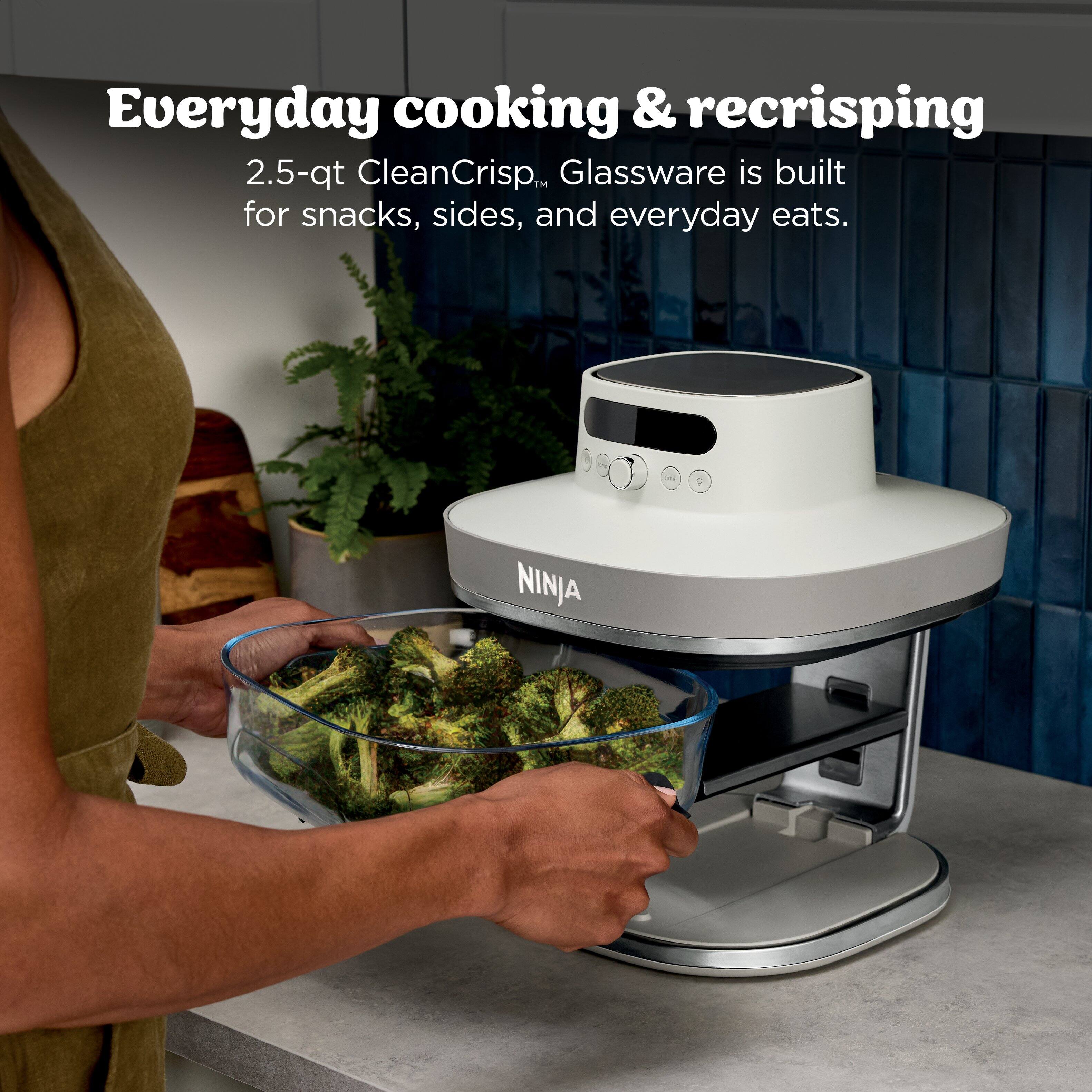 Everyday cooking & recrisping

2.5-qt CleanCrisp Glassware is built for snacks, sides, and everyday eats. - 9 NINJA