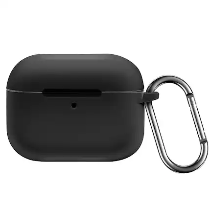 Front. Vena - For Apple AirPods Pro 3 Case Silicone, Protective Cover Compatible with MagSafe AirPods Pro Gen 3 3rd Generation, Black - Black.