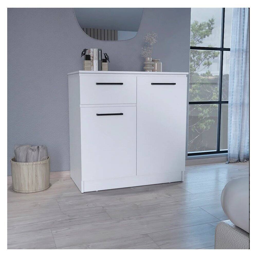 Alt View 2. TuHome - Idaho Dresser White MDF - White.