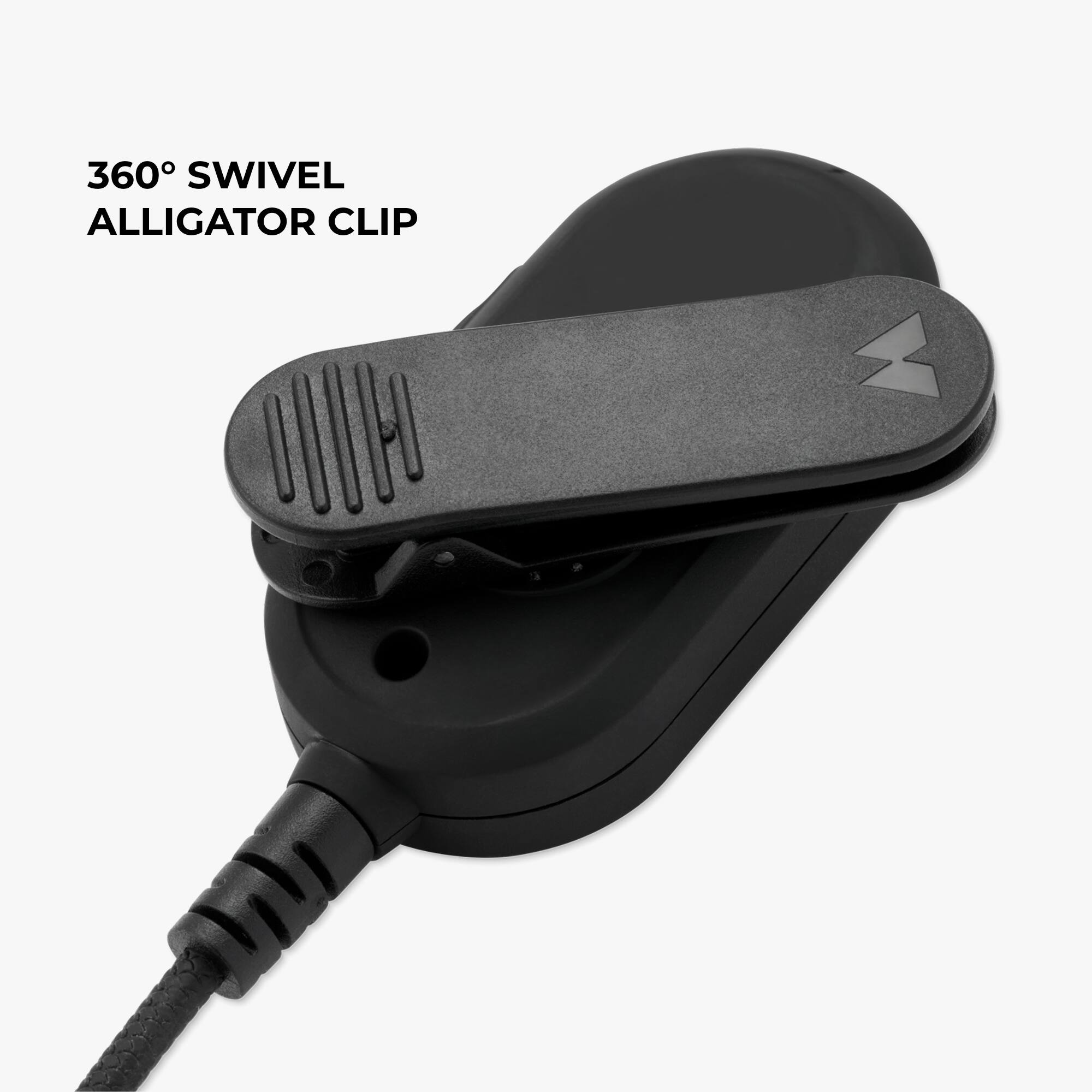 360° SWIVEL ALLIGATOR CLIP