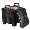 Front. VEVOR - Insulated Food Carrier,32Qt Capacity, Stackable Catering Hot Box with Stainless Steel Barrel, Top Load LLDPE Food Warmer - Black.