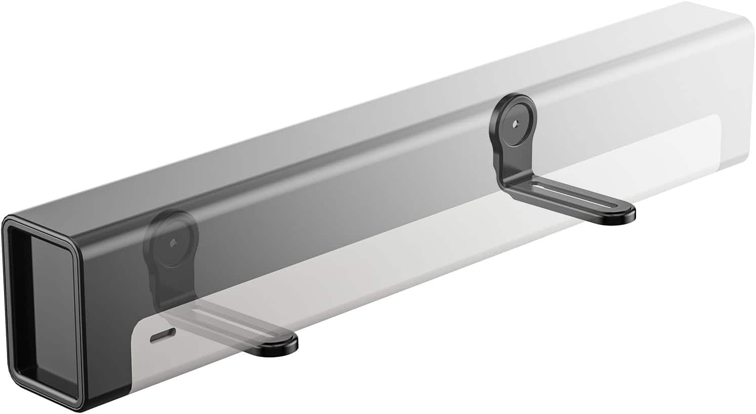 Schertz - Universal Soundbar Wall Mount Shelf, No-Stud Drywall Install, Anti-Skid Pad, Easy Setup (SLK203) - Black