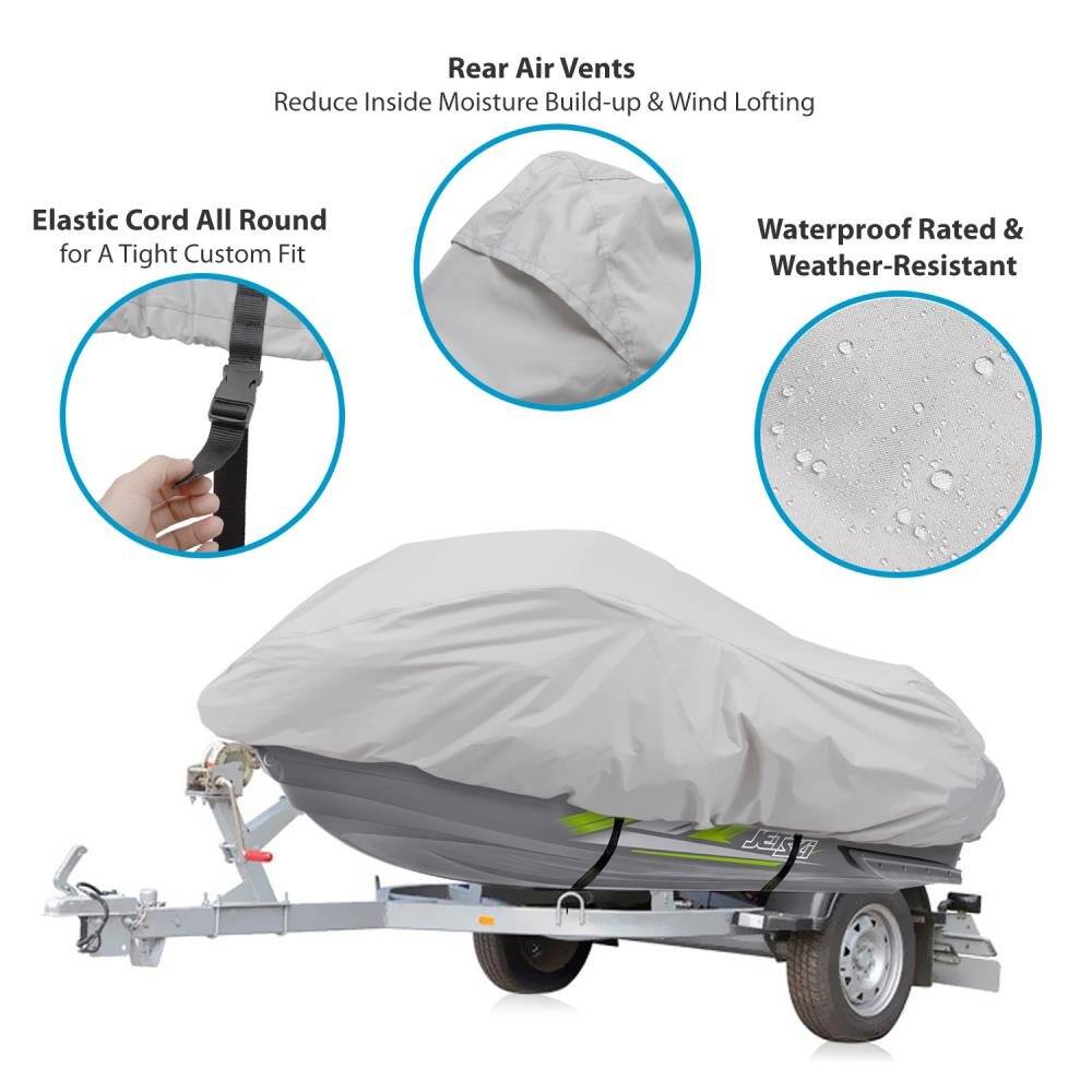 Rear Air Vents Reduce Inside Moisture Build-up & Wind Lofting  
Elastic Cord All Round for A Tight Custom Fit  
Waterproof Rated & Weather-Resistant