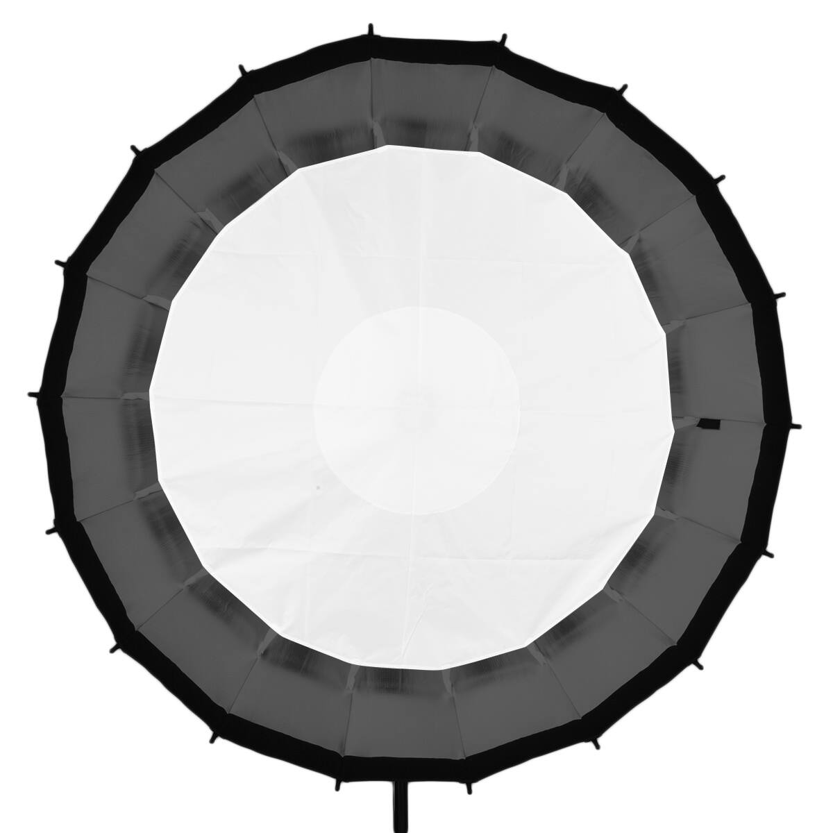 Alt View 1. Glow - Glow Inner and Outer Diffusion Fabrics for Profond Quick-Open 55" Deep Parabolic Softbox with Focusing Rod System.