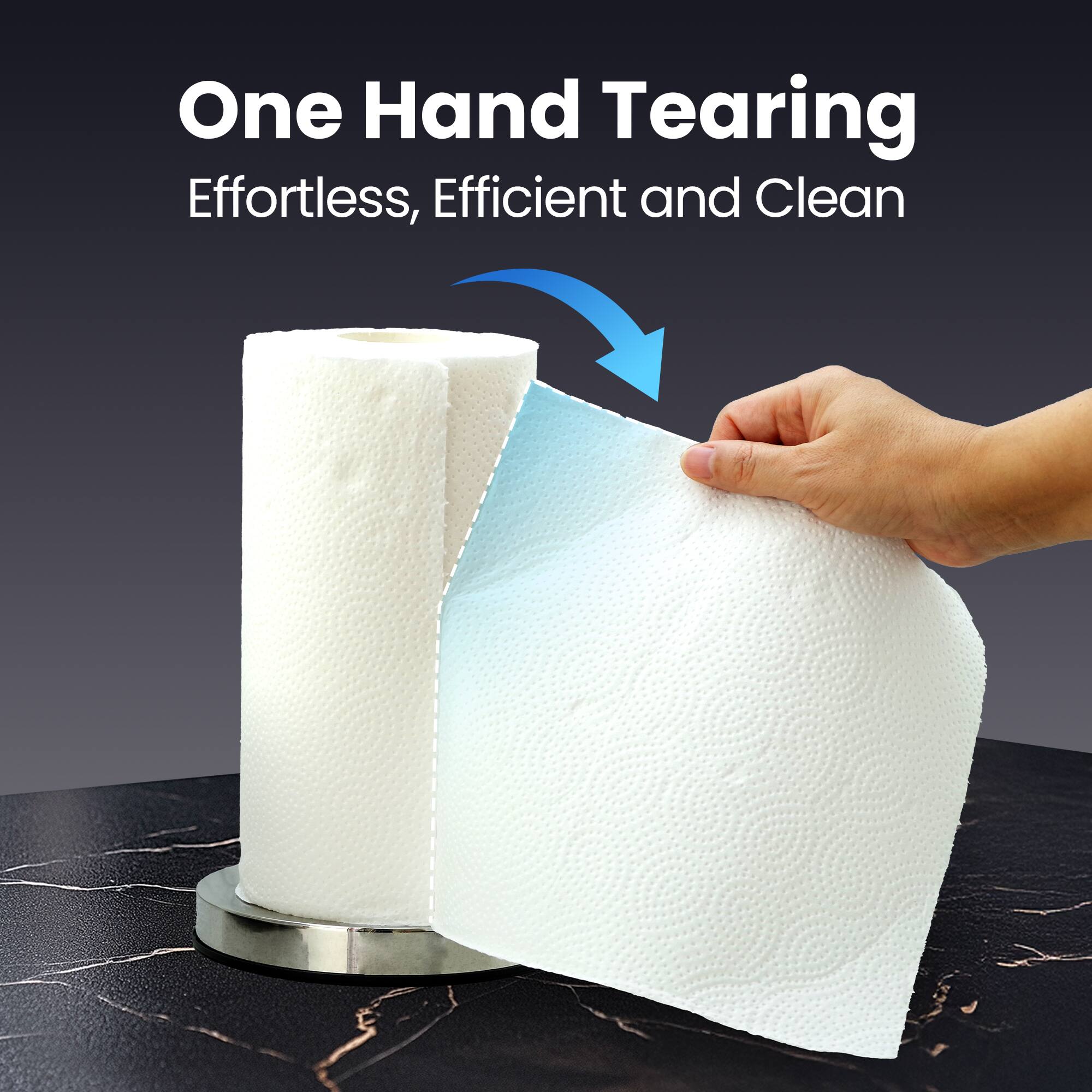 One Hand Tearing  
Effortless, Efficient and Clean