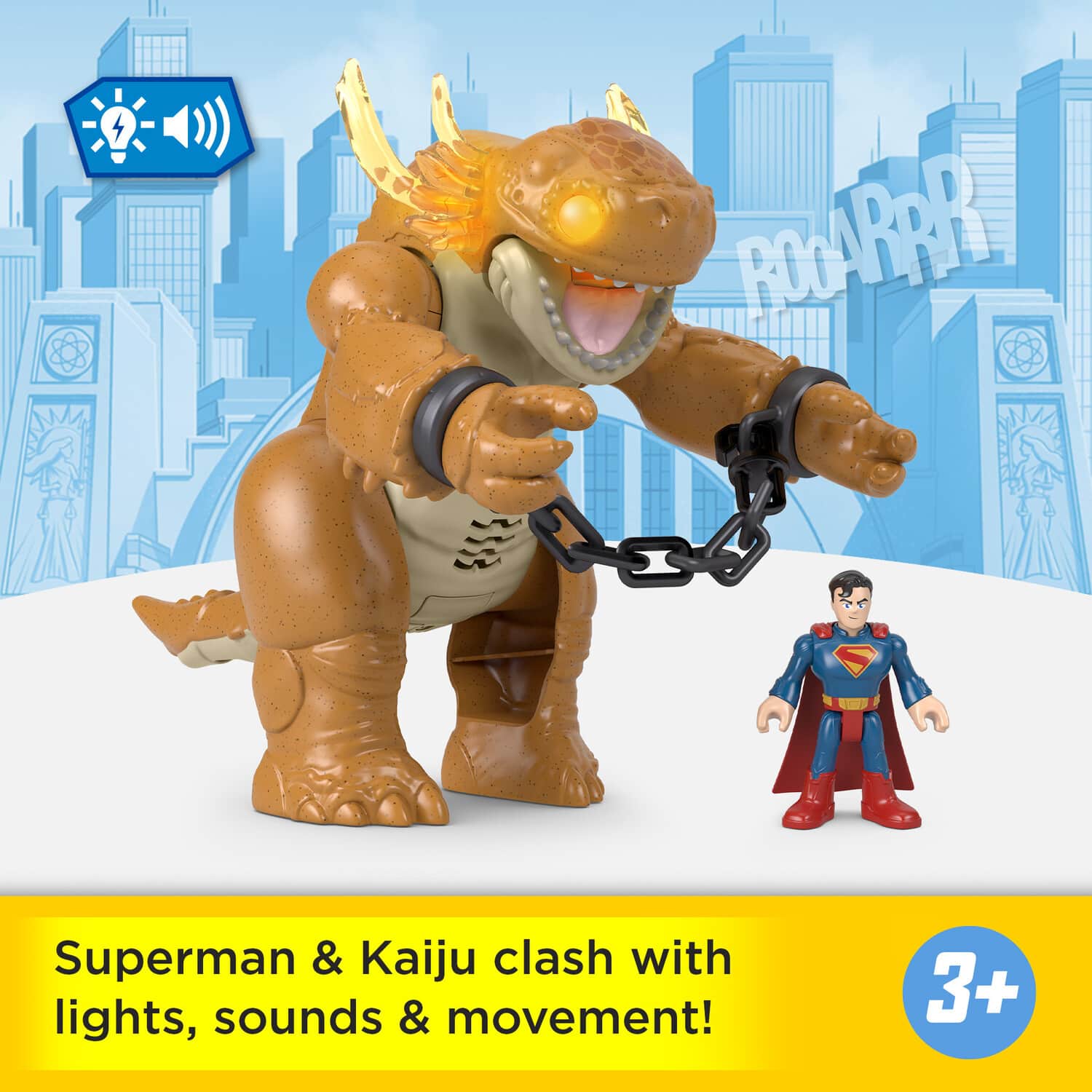 Fisher Price Imaginext DC Super Friends: Superman Kaiju Clash