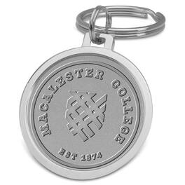 Jardine - Macalester Scots Team Logo Split-Wire Key Ring - Silver