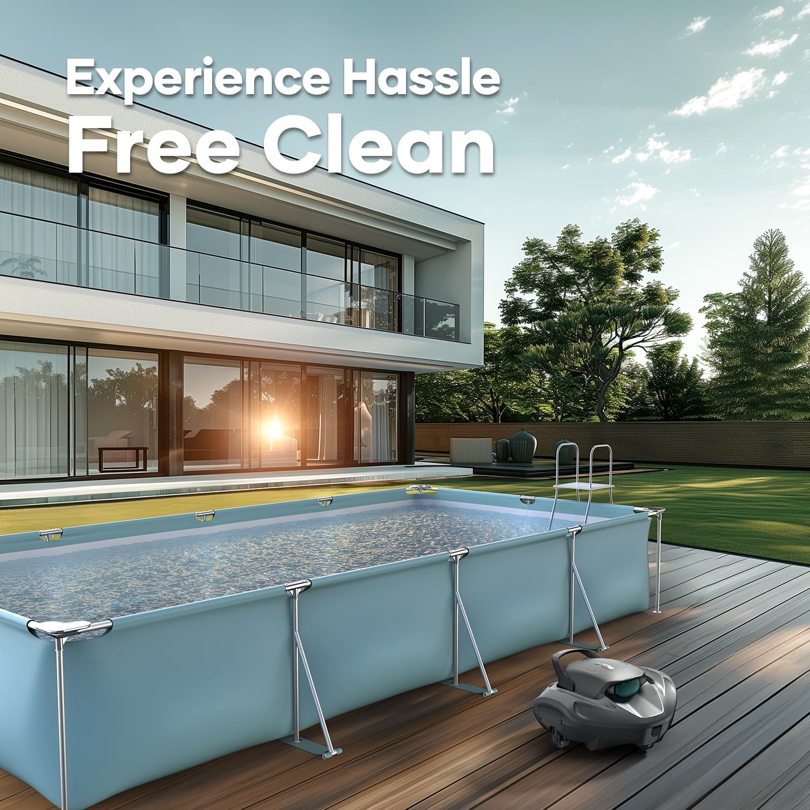 Aiper – SG 800B Cordless Robotic Pool Cleaner for Flat Above Ground Pools up to 860sq.ft, Automatic Pool Vacuum – Gray Sansujyuku sansujyuku.com