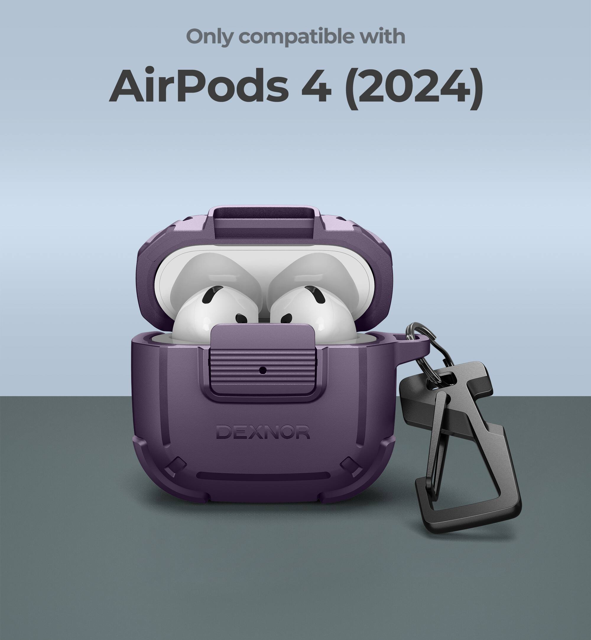 Only compatible with AirPods 4 (2024+)  
DEXNOR