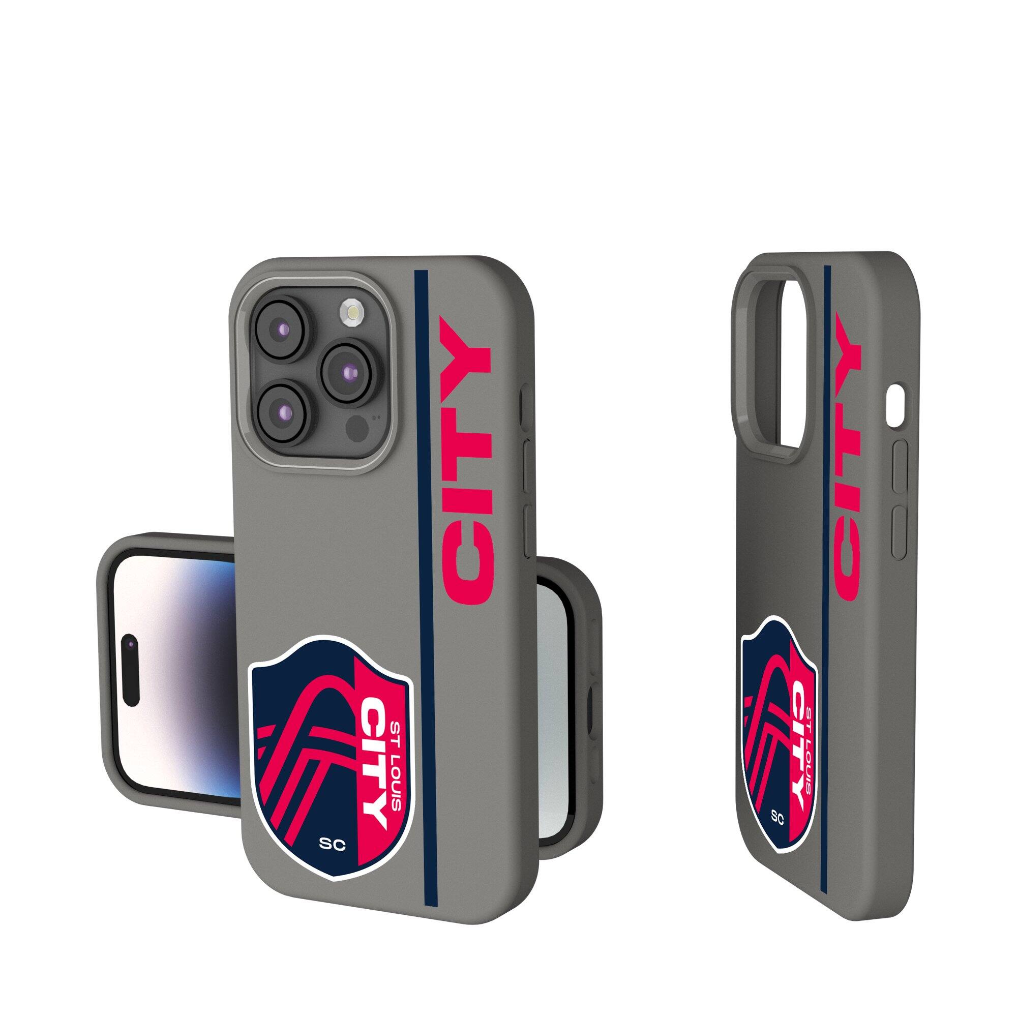Keyscaper - MLS - St. Louis City SC Sidebar Soft Touch iPhone Case - 15 Plus - Gray price history on PriceWatchPro