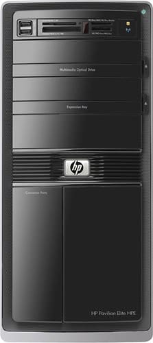 Front Standard. HP - Pavilion Elite Desktop / Intel® Core™ i7 Processor / 8GB Memory / 1TB Hard Drive.