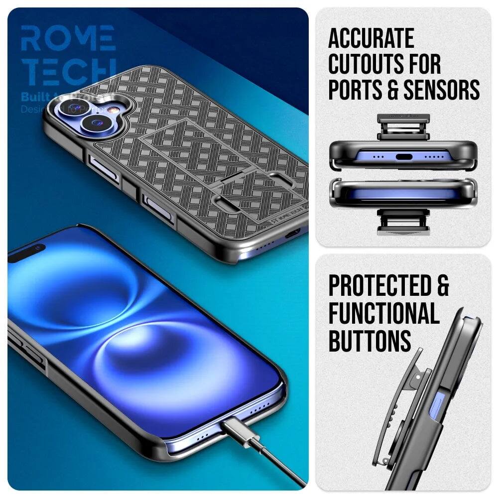 ROME TECH  
Built to Desire  

ACCURATE CUTOUTS FOR PORTS & SENSORS  

PROTECTED & FUNCTIONAL BUTTONS