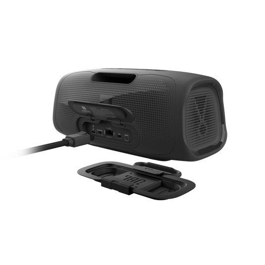 Angle. JBL - JBL BASSPROGOV2 HYRBRID SUBWOOFER IN CAR BT FULL RANGE SPEAKER OUT OF CAR  V2 - Ready for Home Charger - Black.