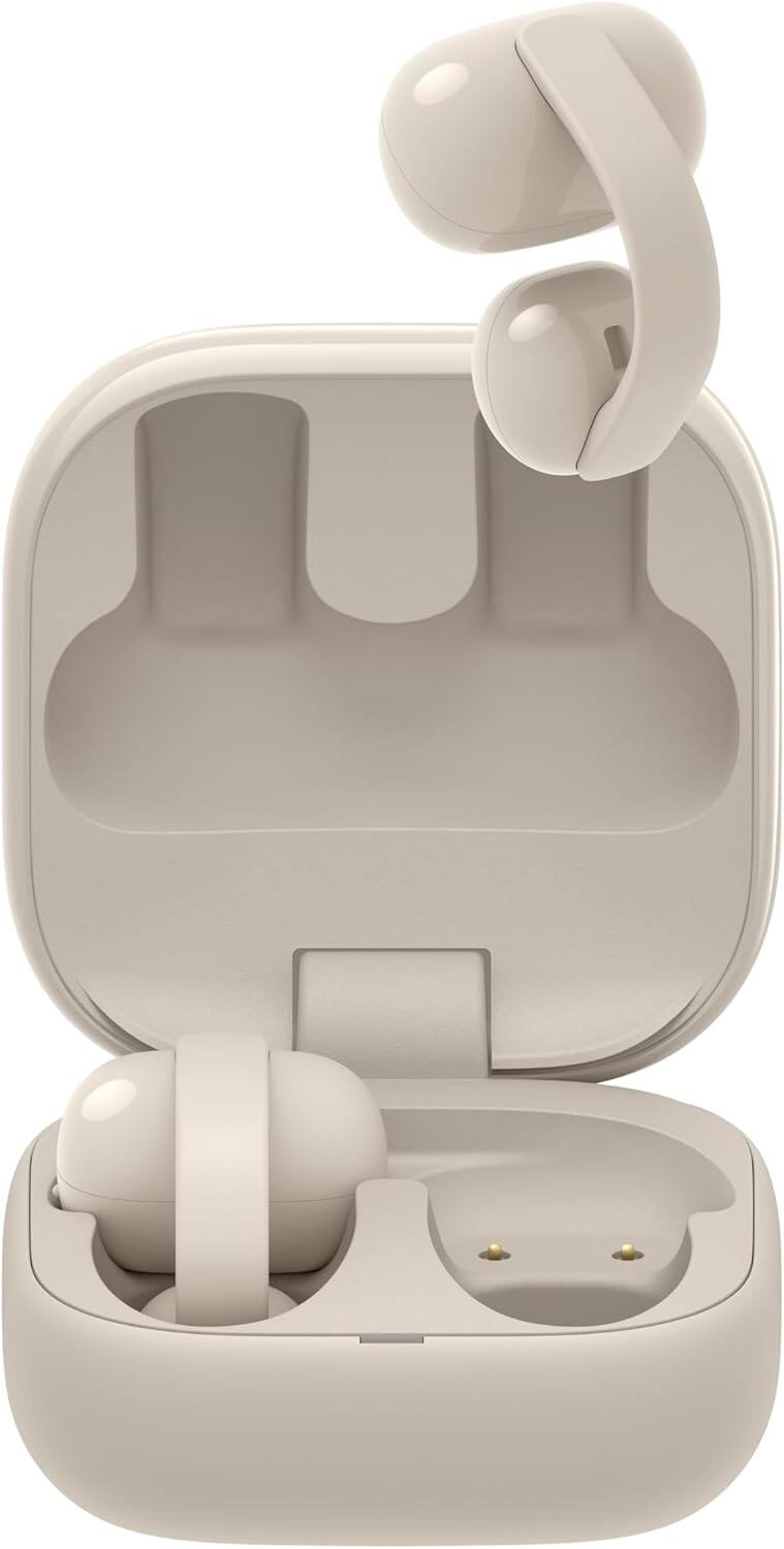Alt View 2. Sony - LinkBuds Clip Truly Wireless Open Earbuds - WFLC900/C + Extra Earbud Tips Bundle.