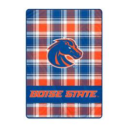 Pegasus - Boise State Broncos 66" x 95" Oversized Plaid FAN-mily Ultra Cozy Blanket - Multicolor