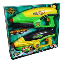 Buzz - Water Warriors Air Pressurize Fire Fly Water Squirt Gun - Set of 2 - Multi