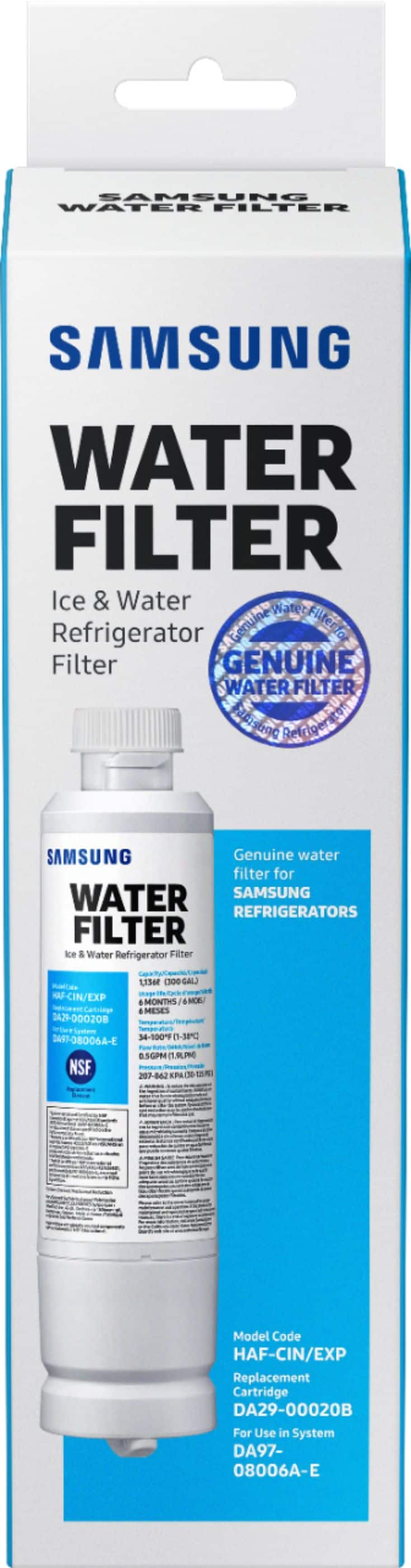 Alt View 13. Samsung - Water Filter for Select Samsung Refrigerators - White.