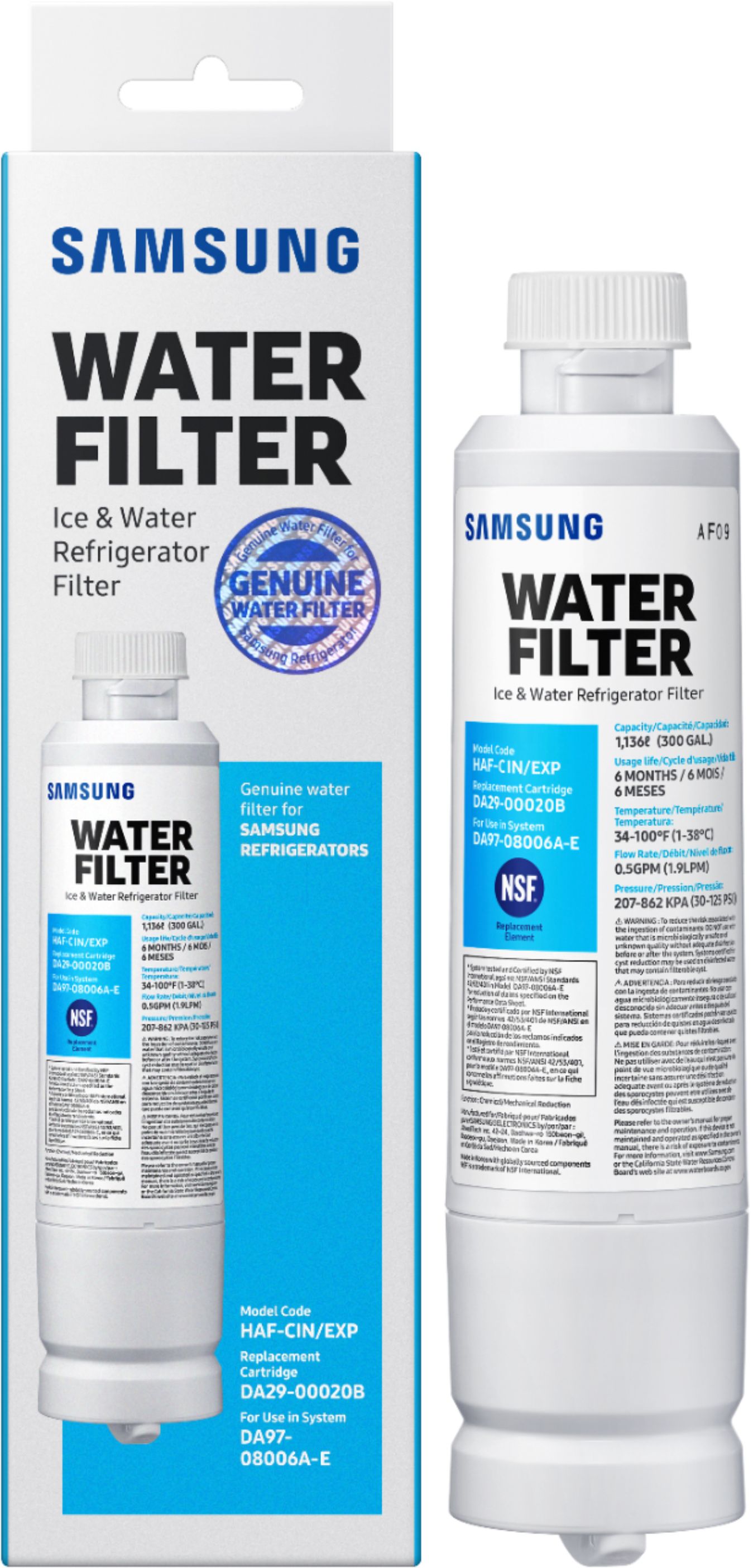 Water Filter for Select Samsung Refrigerators - Buy