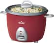 Rival - 6-Cup Rice Cooker - Red - Left