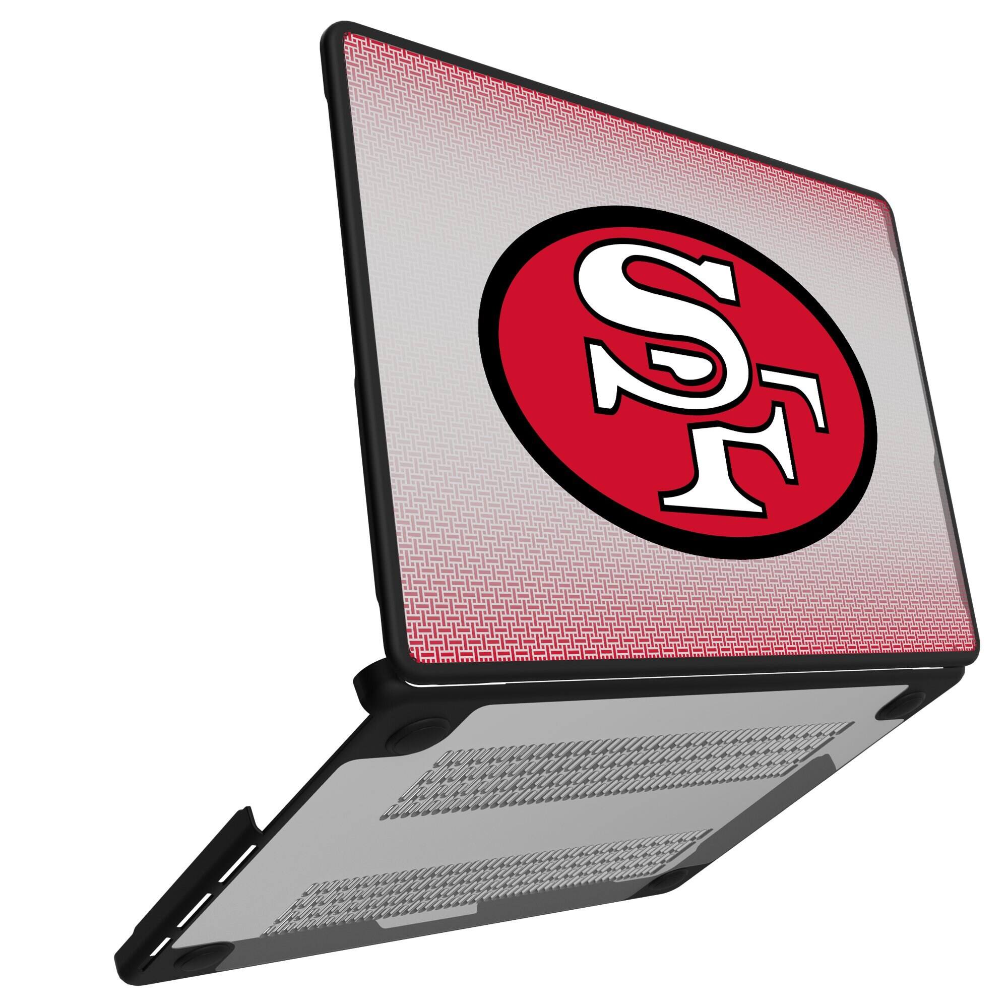 Alt View 1. Keyscaper - San Francisco 49ers Linen MacBook Case - Pro 13 in - Multicolor.