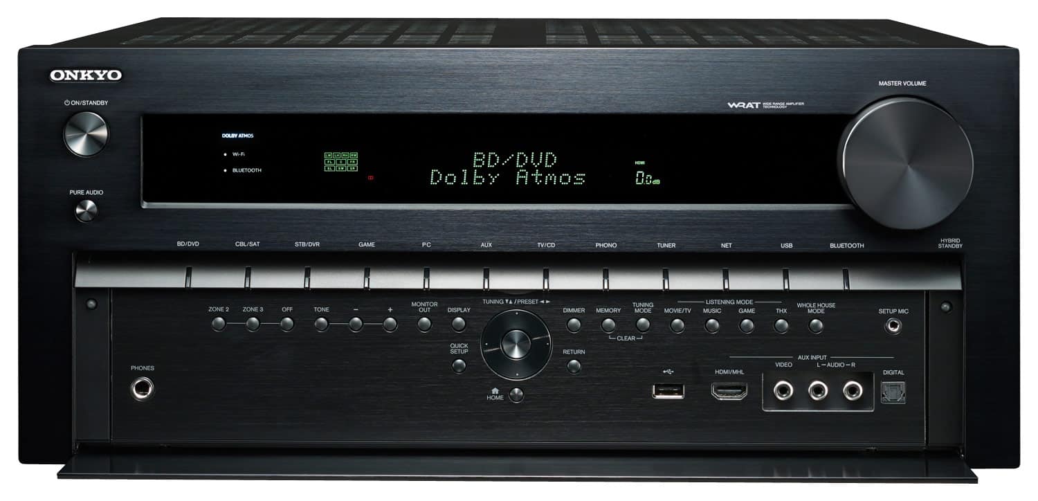 ONKYO AVアンプ TX-NR1030 Onkyo TX-NR1030 9.2-channel home theater receiver with Wi-Fi
