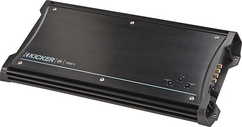 Best Buy: Kicker ZX Series 1500W Class D Mono MOSFET Amplifier with Low ...