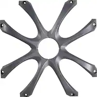 KICKER - 10" Subwoofer Grille - Silver - Front_Zoom