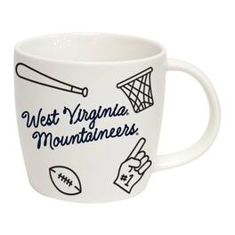 Logo Brands - West Virginia Mountaineers 18oz. Playmaker Mug - Multicolor