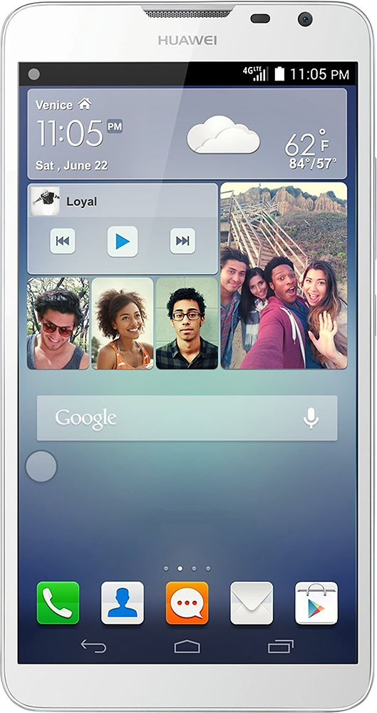 Handvol Brig Intiem Best Buy: Huawei Ascend Mate 2 4G Cell Phone (Unlocked) White MT2-L03 WHITE